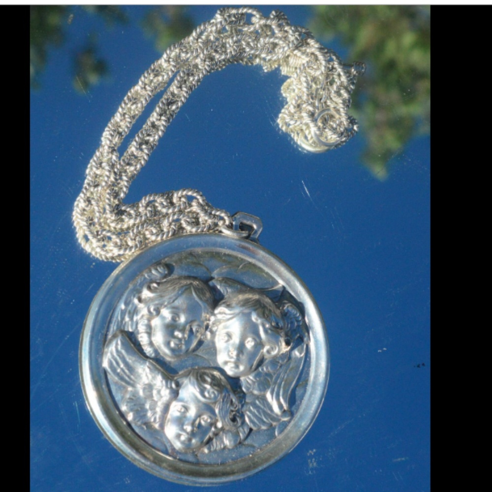 Rare Antique Gorham Sterling Pendant Necklace - Picture 3 of 4